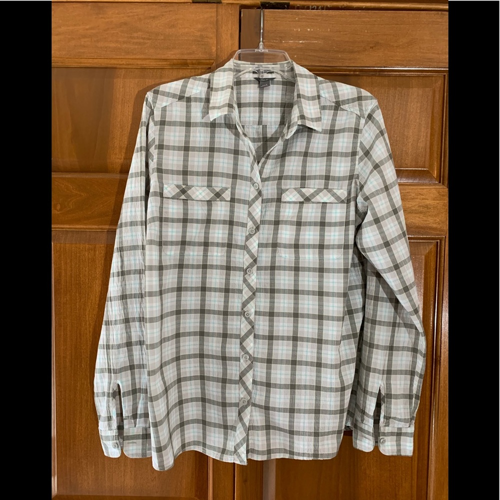 Eddie Bauer plaid Outdoors Shirt L